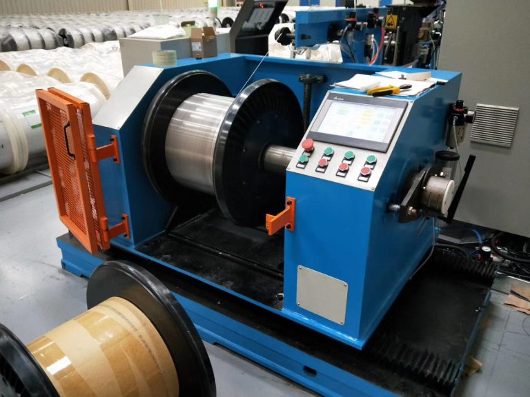 flat cable precision layer winding machine